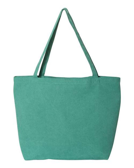 Seaside Pigment-Dyed Large Cotton Tote