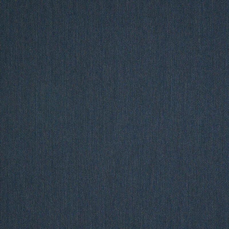 Sunbrella Switch Solution Dyed Acrylic Fabric - Indigo Blue Herringbone, 54" Width (1 Yard)