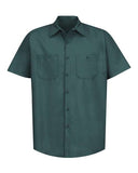 Red Kap Men's Tall Industrial Short Sleeve Work Shirt