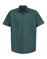 Red Kap Men's Tall Industrial Short Sleeve Work Shirt