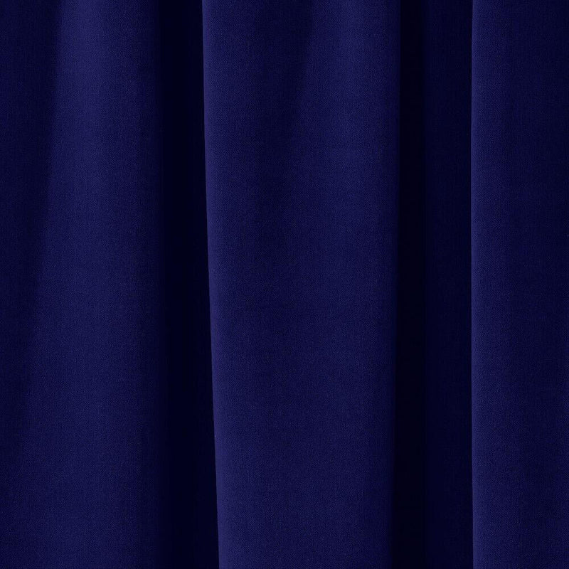 Crescent Velour Velvet Fabric - Royal Blue, 54" Width, IFR, 20 Oz (1 Yard)