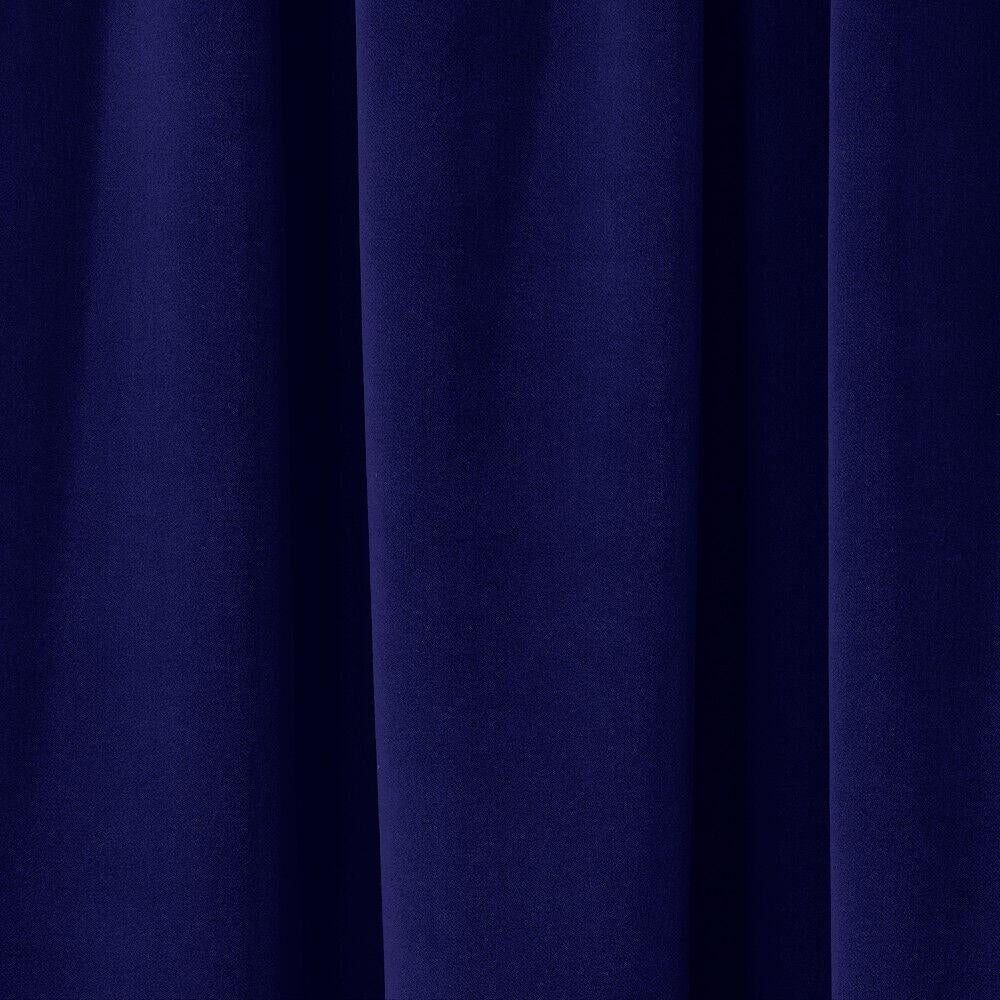 Crescent Velour Velvet Fabric - Royal Blue, 54" Width, IFR, 20 Oz (1 Yard)