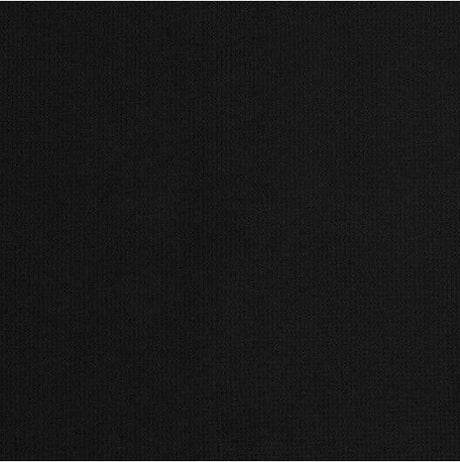 Royal Black Synthetic Velour Fabric - Black, 54" Width (1 Yard)