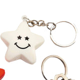 1 1/2" Mini Patriotic Star Foam Stress Toy Keychains 12 Pc.