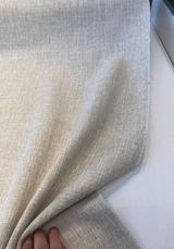 Berkley Wheat Cream Polyester Fabric - Solid Texture, 57" Width (1 Yard)
