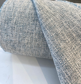 Berkley Spa Blue Linen Look Polyester Fabric - Solid Texture, 57" Width (By The Yard)