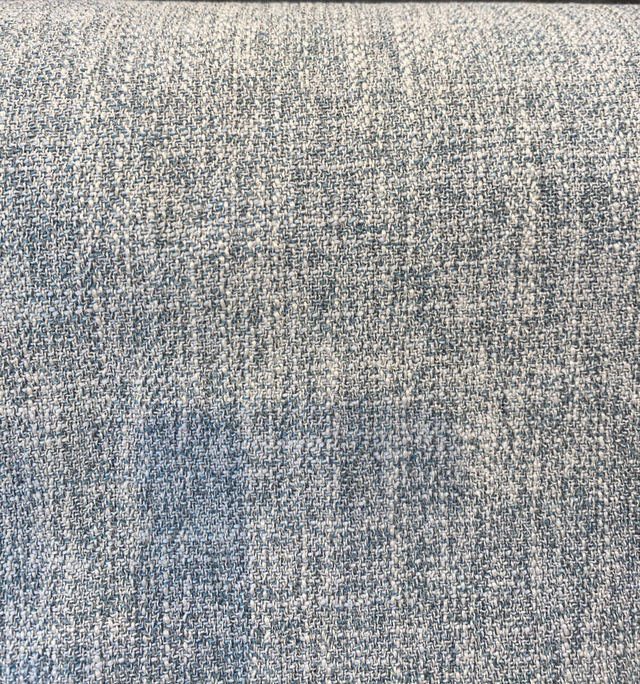 Berkley Spa Blue Linen Look Polyester Fabric - Solid Texture, 57" Width (By The Yard)
