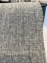 Berkley Smoke Linen Look Polyester Fabric - Solid Texture, 57" Width (1 Yard)