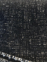 Sunbrella Atmosphere Charcoal Acrylic Fabric - Black, Abstract, 54" Width (1 Yard)