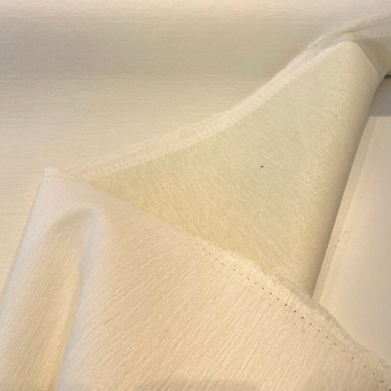 Sunbrella Rain Backed Chenille Platform Acrylic Fabric - Off White, Chenille, 54" Width (1 Yard)