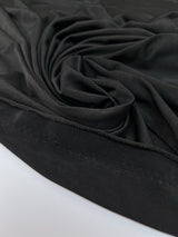 Black Moiré Knitted Lining