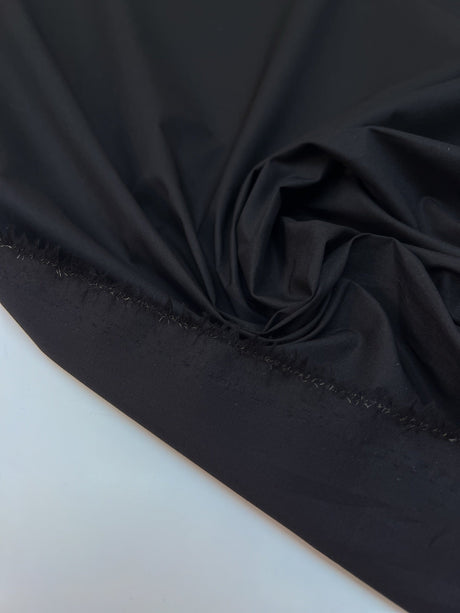 Black Cotton Rep Fabric