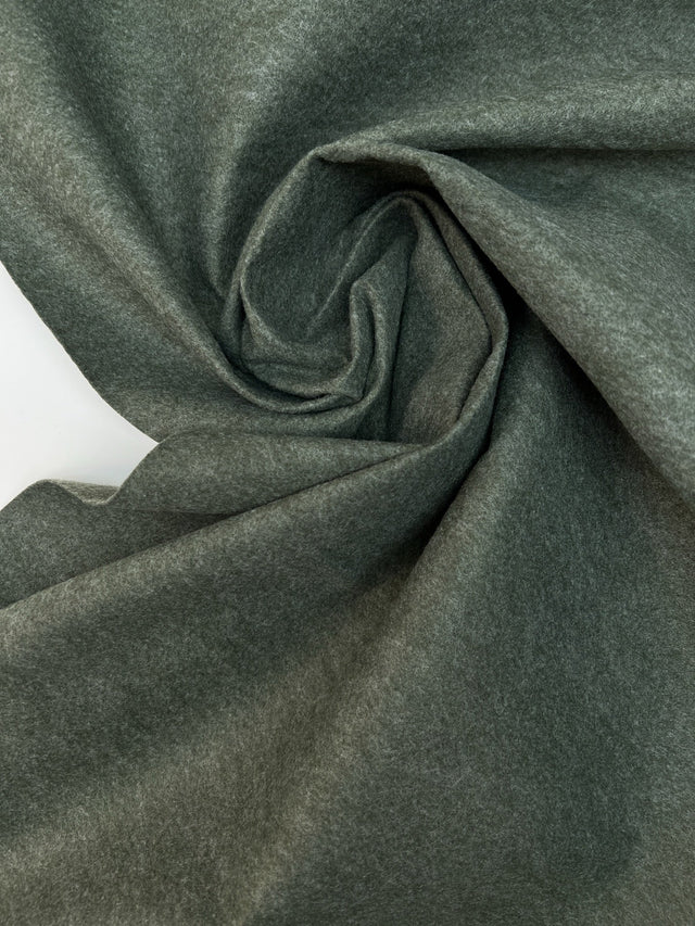Viscose Woven Melange Green