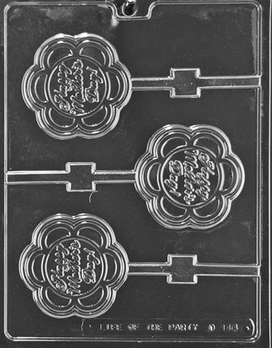 Happy Mother's Day Lolly Chocolate Mold - LPD114