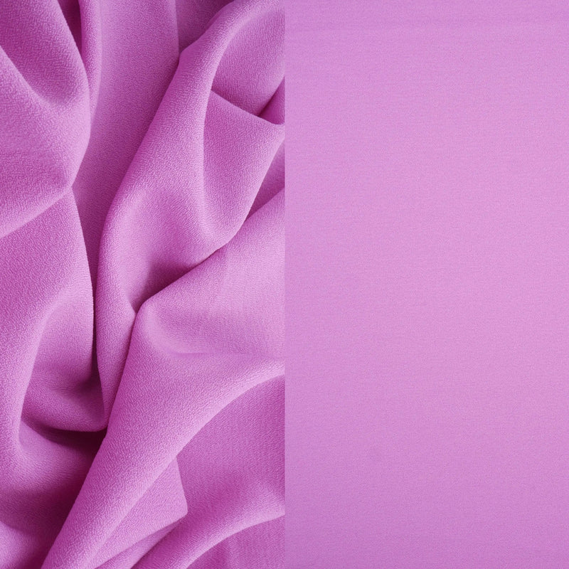Crepe Solid Woven Fabric 57/58" Wide Soft Stretchy Polyester Spandex Lightweight