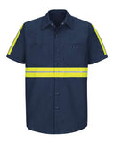 Men's Tall Enhanced Visibility Industrial Work Shirt