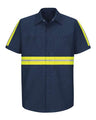 Men's Tall Enhanced Visibility Industrial Work Shirt