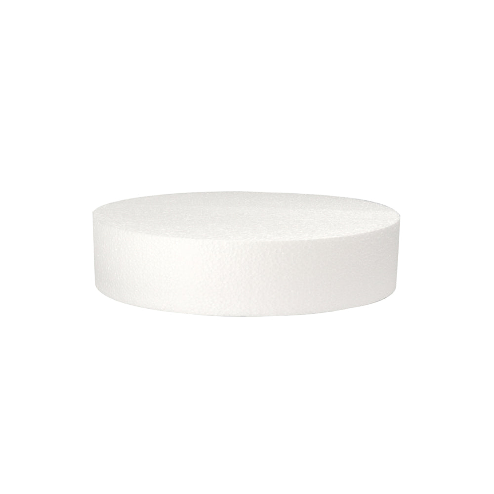 O'Creme Round Polystyrene Cake Dummies, 2" High, 8" x 2"
