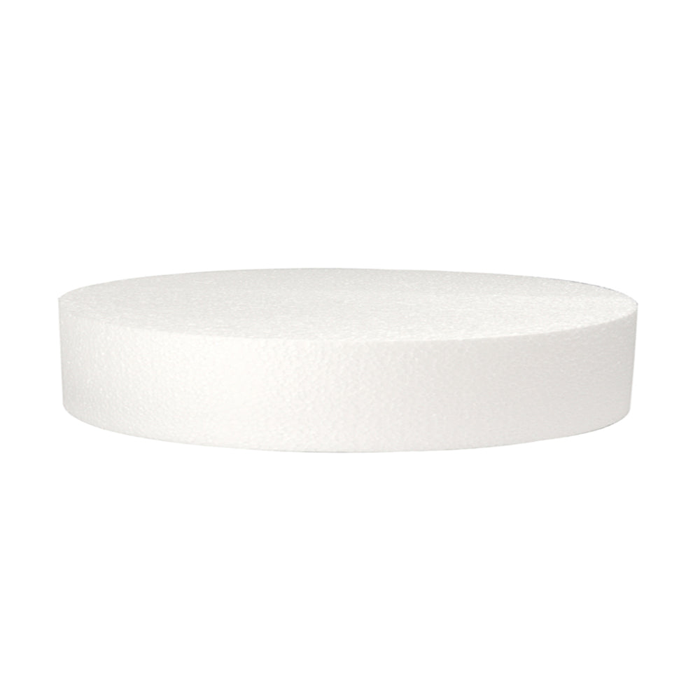 O'Creme Round Polystyrene Cake Dummies, 2" High, 18" x 2"