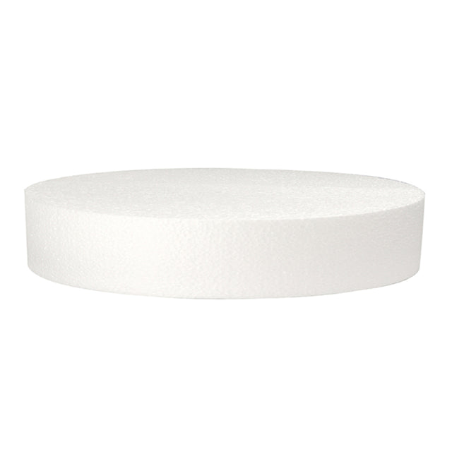 O'Creme Round Polystyrene Cake Dummies, 2" High, 20" x 2"