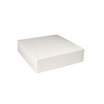 O'Creme Square Polystyrene Cake Dummies, 2" High, 6" x 2"