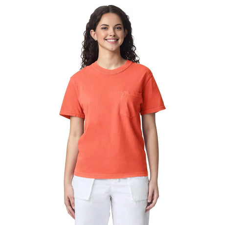 Comfort Colors® Garment-Dyed Heavyweight Pocket Crewneck Short Sleeve T-Shirt