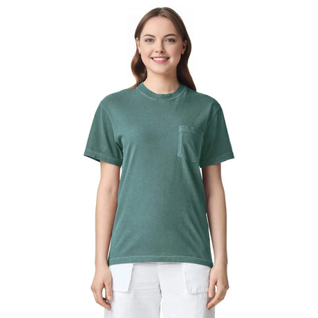 Comfort Colors® Garment-Dyed Heavyweight Pocket Crewneck Short Sleeve T-Shirt