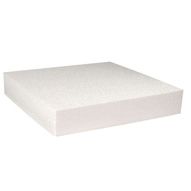O'Creme Square Polystyrene Cake Dummies, 2" High, 20" x 2"