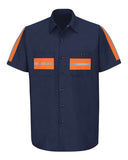 Red Kap Men's Enhanced Visibility Industrial Work Shirt