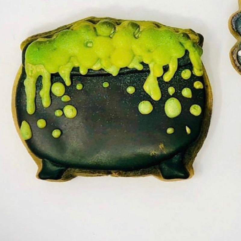 Ann Clark Witch's Halloween Cauldron Cookie Cutter / Pot of Gold 3 1/2"