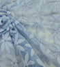 Floral Lace Sky Blue Cotton Nylon