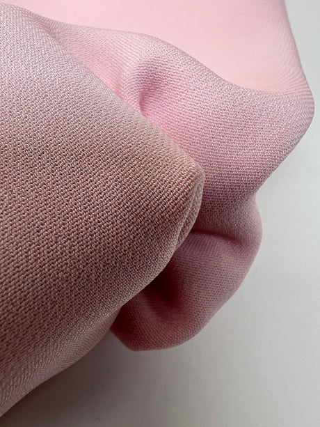 Pink Crepe Viscose Fabric