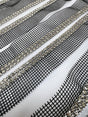 Lurex Sewing Notions Silver Black