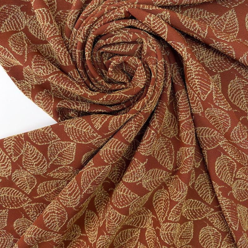Lurex Knit Golden Brown
