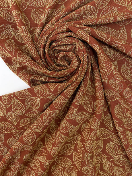 Lurex Knit Golden Brown