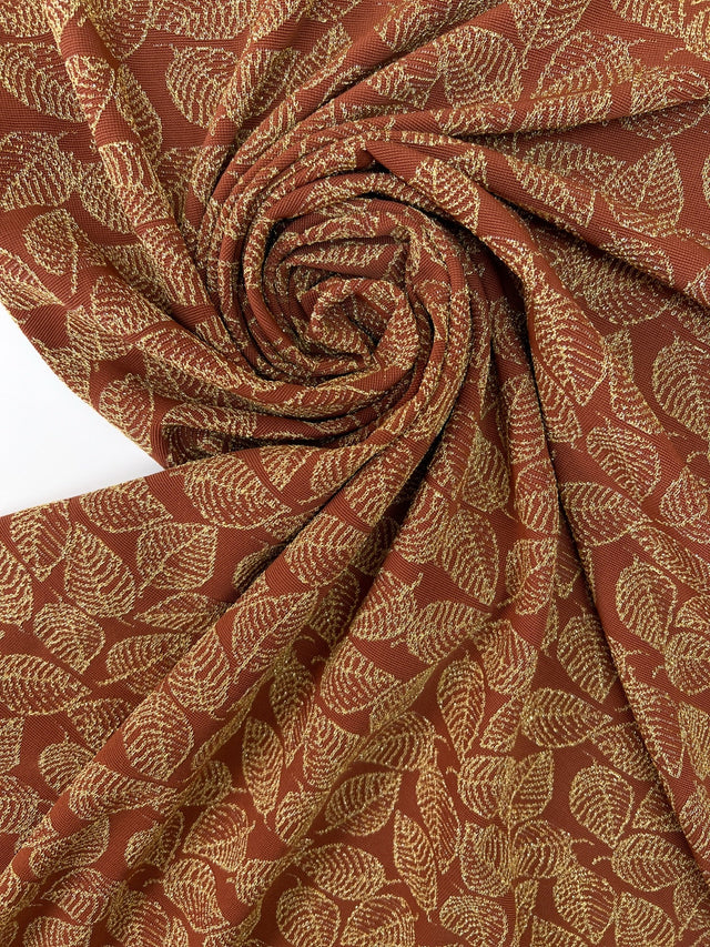 Lurex Knit Golden Brown