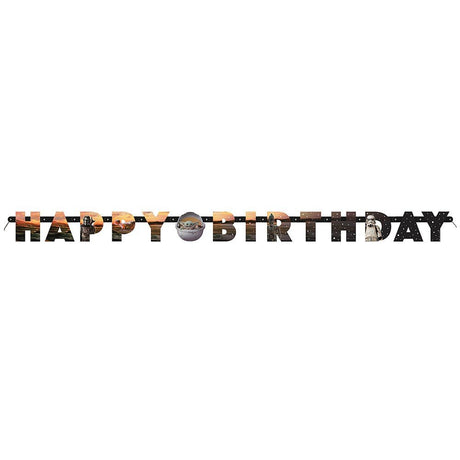 Birthday Banner for Star Wars Party