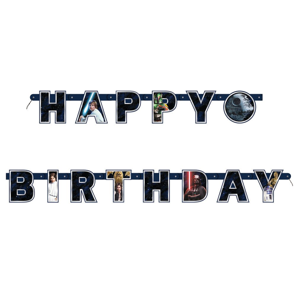 Star Wars Birthday Banner 6.5ft