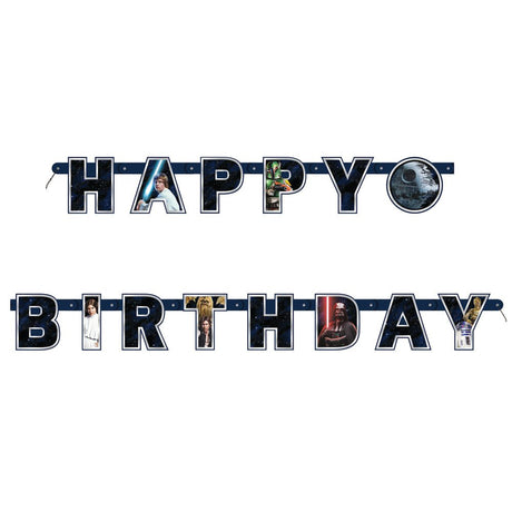 Star Wars Birthday Banner 6.5ft