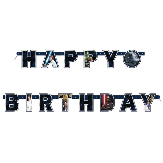 Star Wars Birthday Banner 6.5ft