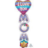Foil Balloon 66 Inch I Love You Mom