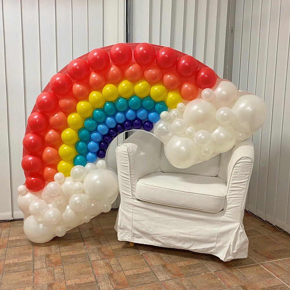 Rainbow Mosaic Frame Party Decoration