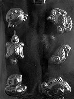 Fizzy Nautical Assortment Chocolate Mold - LPN052