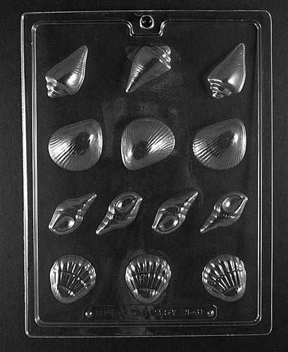 Seashell Assortment Chocolate Mold - LPN061