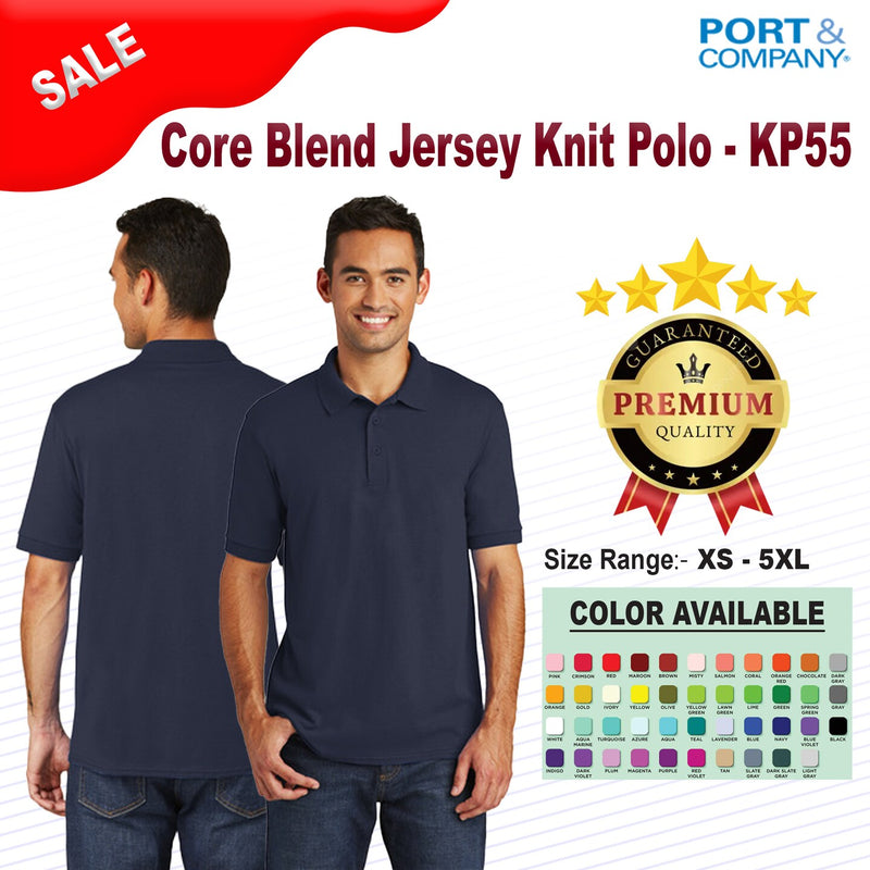 Port & Company® Core Blend Jersey Knit Polo
