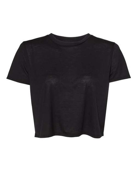 BELLA + CANVAS® Women’s Crewneck Short Sleeve Flowy Crop Tee