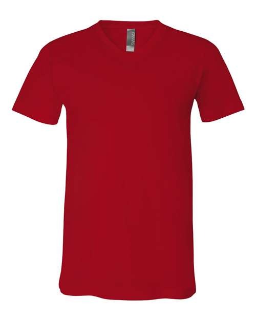 BELLA + CANVAS® - Comfortable Short Sleeve Jersey V-Neck Tee