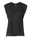 Women's Flowy Rolled Cuffs Muscle Tee