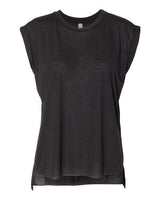 Women's Flowy Rolled Cuffs Muscle Tee