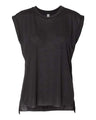 Women's Flowy Rolled Cuffs Muscle Tee